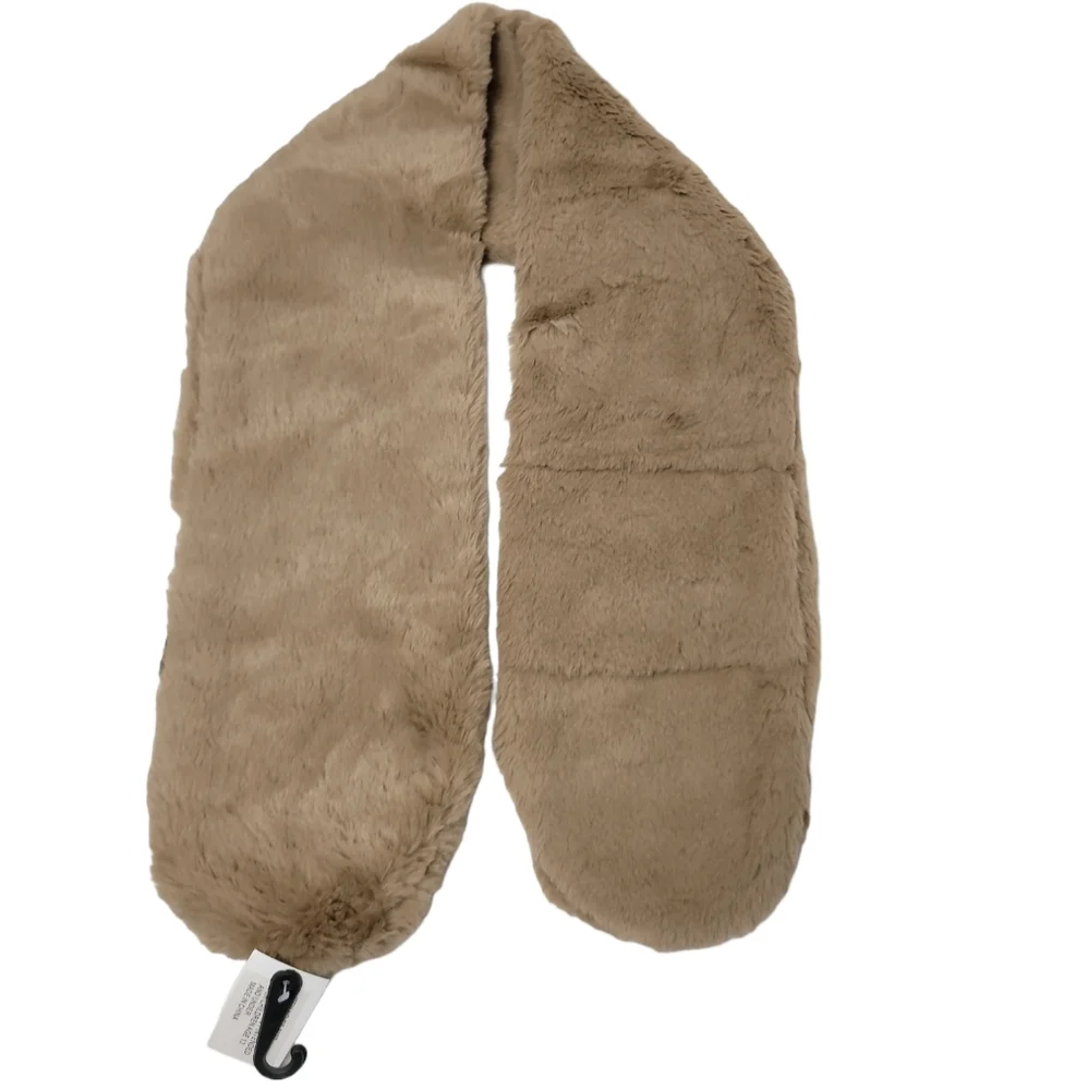 Fabulous Oblong Faux Fur Brown Collar Scarf